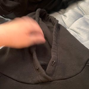 Women’s Adidas oversized cropped hoodie.